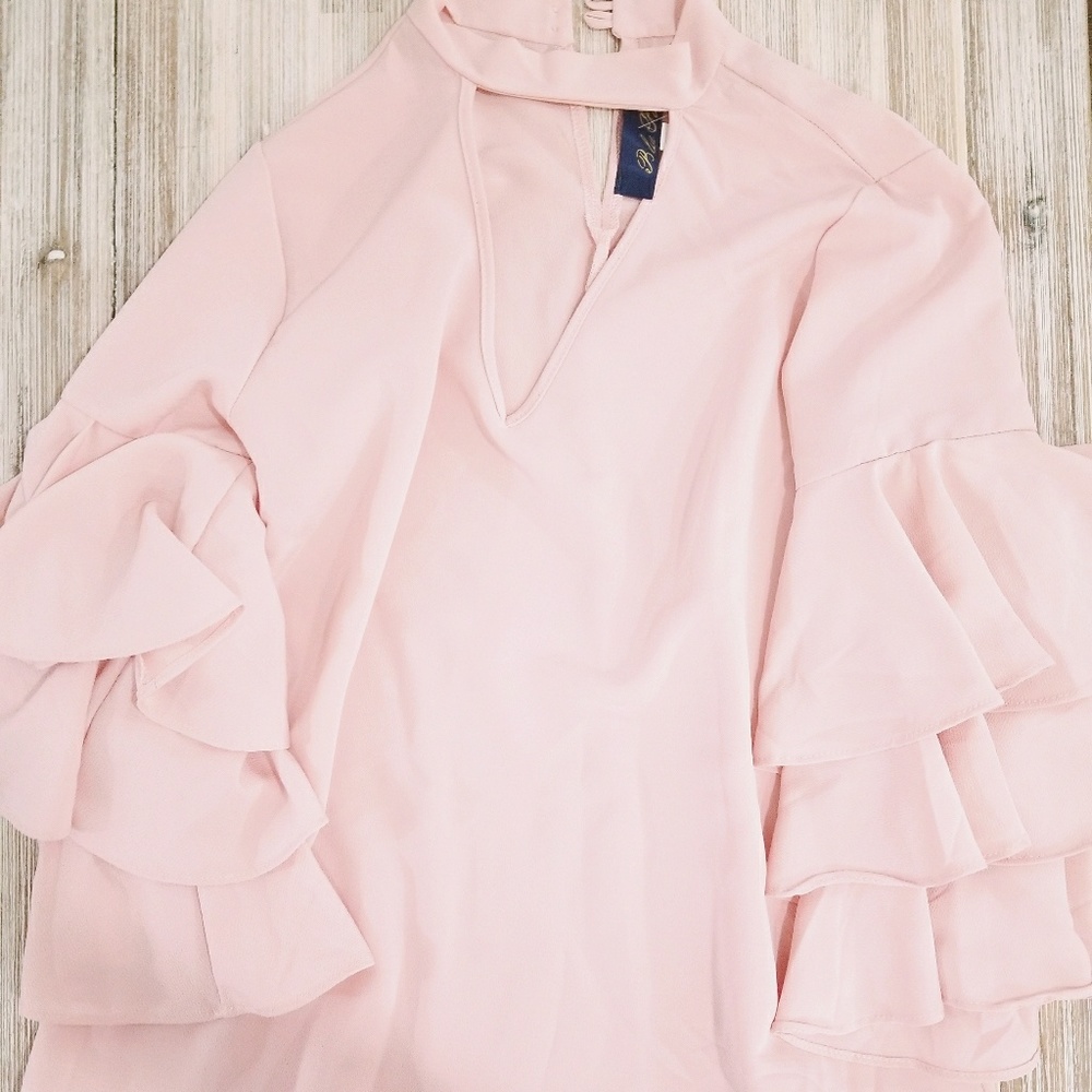 Francescas Ruffle Sleeve Blouse - Picture 4 of 6